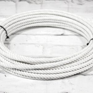 125Ft White Lead Core Lasso 11mm Rope Soga de Plomo