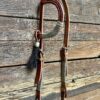 Quality Leather Rawhide Single Ear Headstall w/ Tassel CS-T2 *