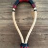 Bosal 5/8” 28 Plait Rawhide Kangaroo Special blk/red MC28-K