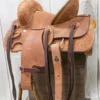 13" High Back Roughout Leather Youth Western Saddle